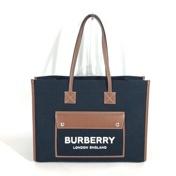 BURBERRY 8055747 logo FREYA TOTE Shoulder Bag Tote Bag Shoulder Bag - Picture 1 of 12